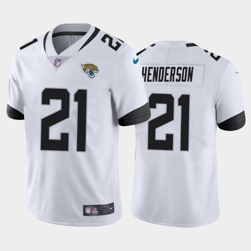 Men Jacksonville Jaguars #21 C.J. Henderson Nike White Limited NFL Jersey